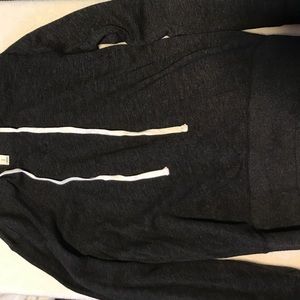 Dark gray sweatshirt